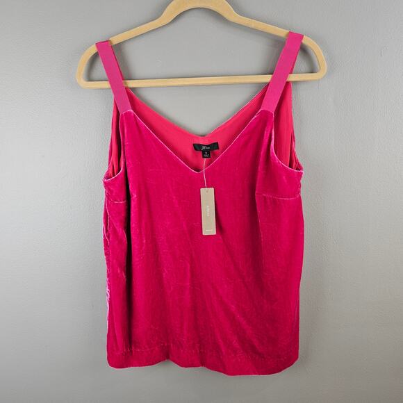 J.crew Pink Drapey Velvet Camisole Top Size Small - Picture 1 of 9